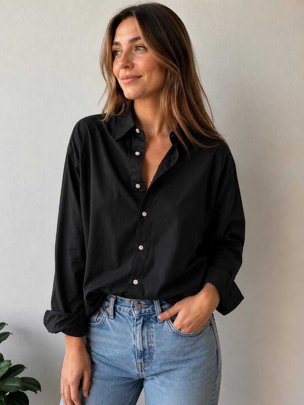 Black Label Ralph Lauren button up Blouse